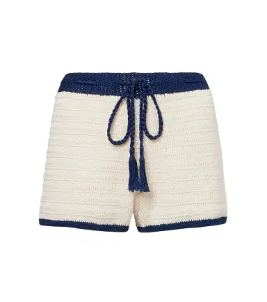 Anna Kosturova Seaside crochet cotton shorts | Thumbnail 1