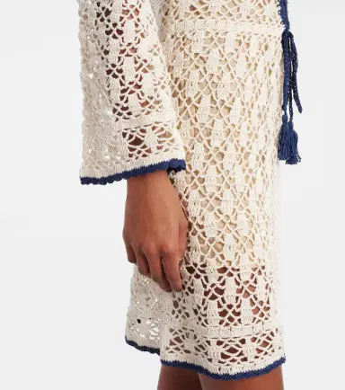 Anna Kosturova Bianca crochet cotton minidress | Thumbnail 5