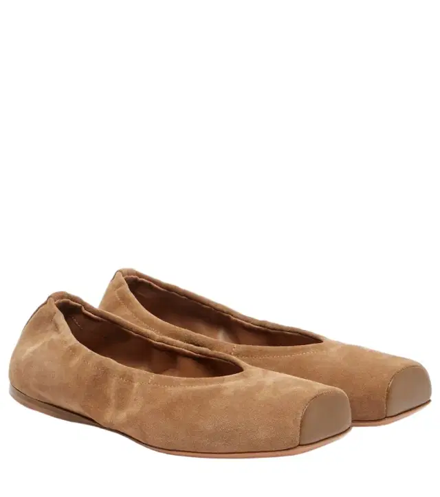 Alaïa Suede ballet flats
