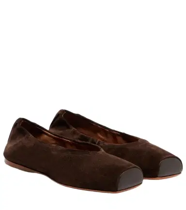 Alaïa Alaïa Suede ballet flats | Thumbnail 1 Alaïa Alaïa Suede ballet flats | Thumbnail 1
