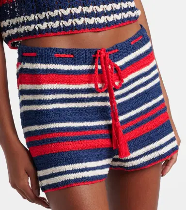 Anna Kosturova Crochet cotton shorts | Thumbnail 3