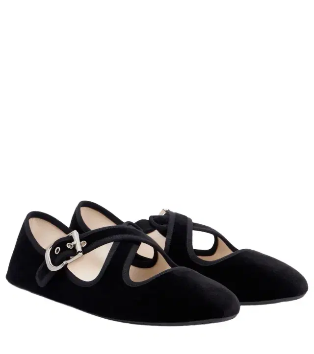 Alaia Alaïa Velvet ballet flats