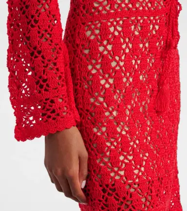 Anna Kosturova Bianca crochet cotton minidress | Thumbnail 3