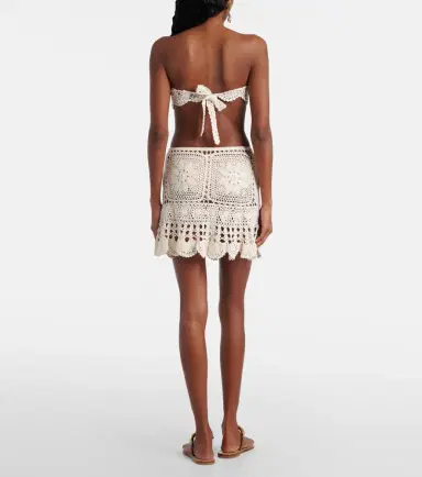 Anna Kosturova Cotton crochet crop top | Thumbnail 5