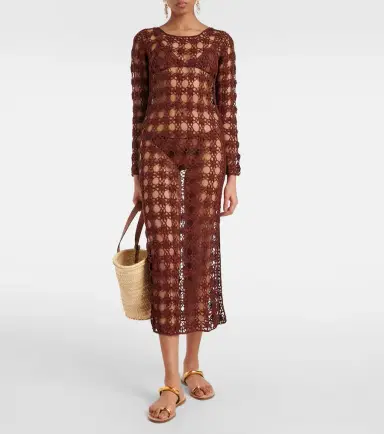 Anna Kosturova Crochet cotton beach dress | Thumbnail 2