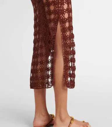 Anna Kosturova Crochet cotton beach dress | Thumbnail 3