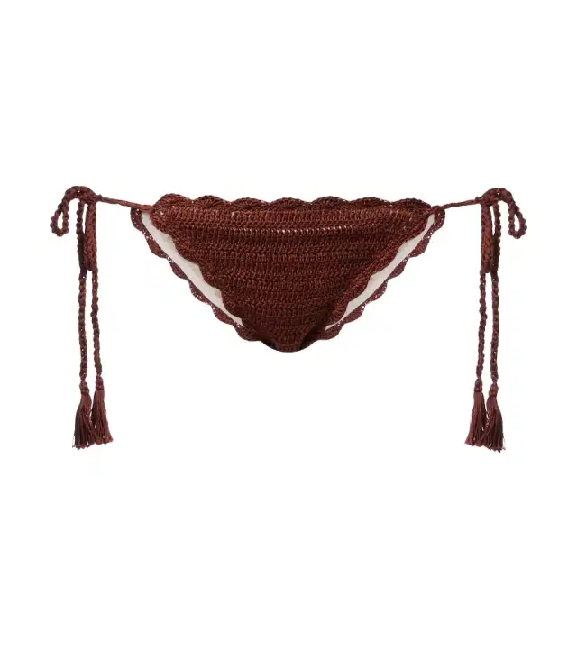 Anna Kosturova Crochet cotton bikini bottom