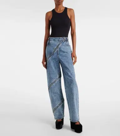 Alaïa Alaïa Criss Cross 110 velvet wedges | Thumbnail 5 Alaïa Alaïa Criss Cross 110 velvet wedges | Thumbnail 5