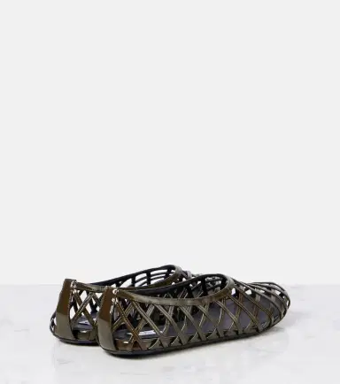 Alaïa Alaïa Cage leather ballet flats | Thumbnail 2