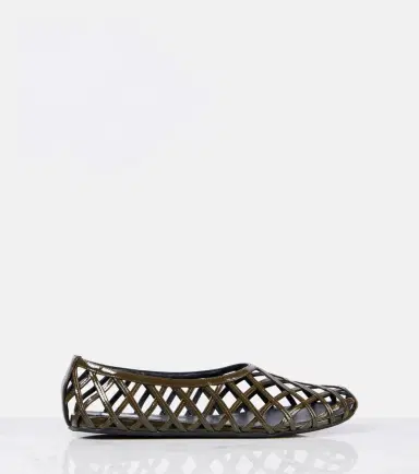 Alaïa Alaïa Cage leather ballet flats | Thumbnail 3