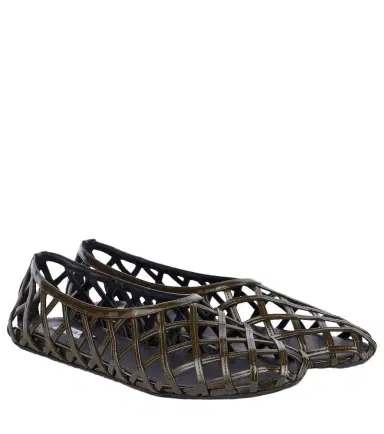Alaïa Alaïa Cage leather ballet flats | Thumbnail 1
