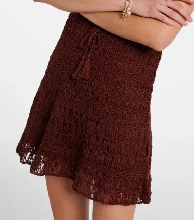 Anna Kosturova Jennifer crochet cotton minidress | Thumbnail 5