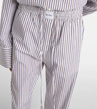 The Attico Striped cotton sweatpants | Thumbnail 2