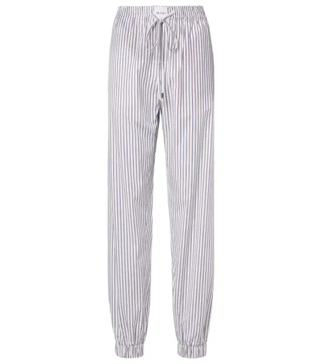 The Attico Striped cotton sweatpants