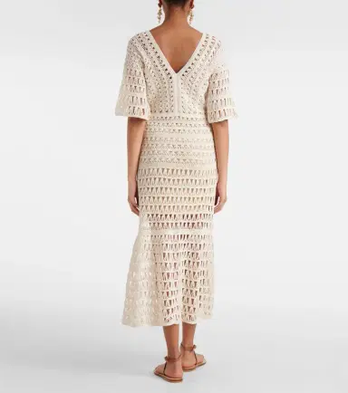Anna Kosturova Crochet cotton maxi dress | Thumbnail 4
