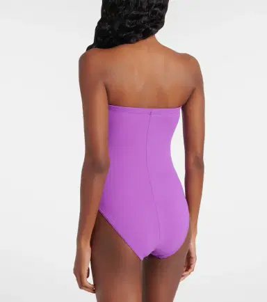 Karla Colletto Tess floral-appliqué swimsuit | Thumbnail 4