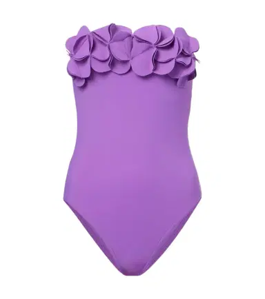 Karla Colletto Tess floral-appliqué swimsuit | Thumbnail 1