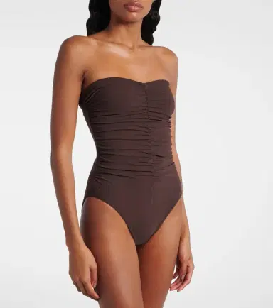 Karla Colletto Basics ruched swimsuit | Thumbnail 3