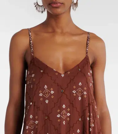 JULIET DUNN Printed cotton slip dress | Thumbnail 3