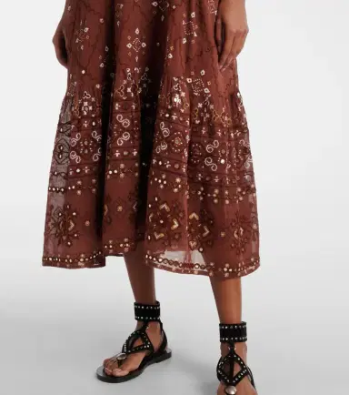 JULIET DUNN Printed cotton slip dress | Thumbnail 4