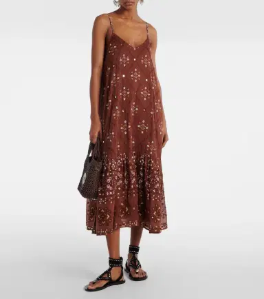 JULIET DUNN Printed cotton slip dress | Thumbnail 5