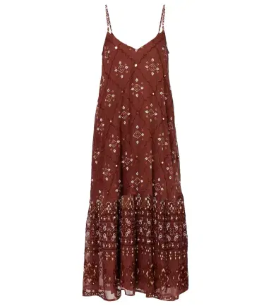 JULIET DUNN Printed cotton slip dress | Thumbnail 1