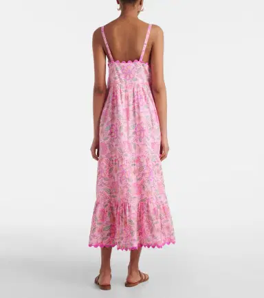 JULIET DUNN Floral printed cotton maxi dress | Thumbnail 2