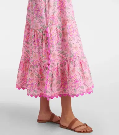 JULIET DUNN Floral printed cotton maxi dress | Thumbnail 5