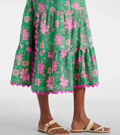 JULIET DUNN Printed cotton maxi dress | Thumbnail 2