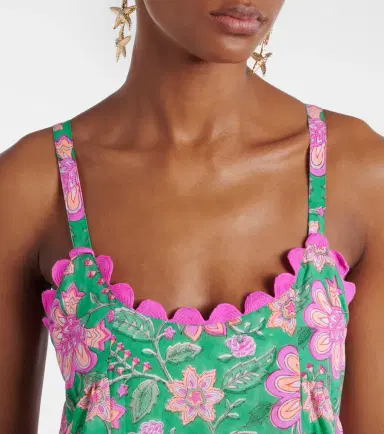 JULIET DUNN Printed cotton maxi dress | Thumbnail 5