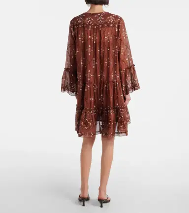 JULIET DUNN Sequined cotton minidress | Thumbnail 2