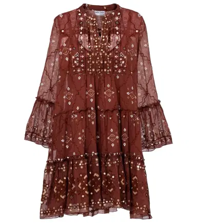 JULIET DUNN Sequined cotton minidress | Thumbnail 1