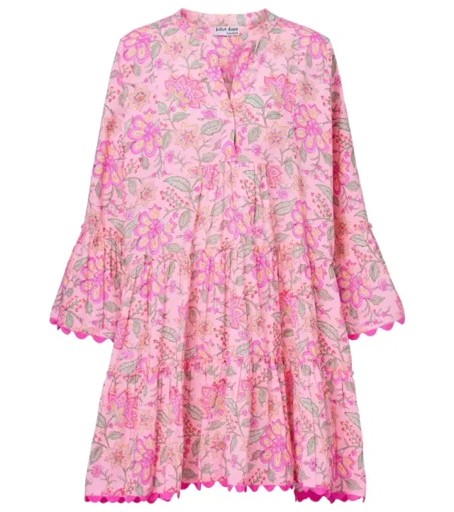 JULIET DUNN Printed cotton minidress
