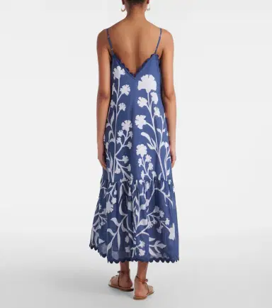 JULIET DUNN Printed cotton maxi dress | Thumbnail 3