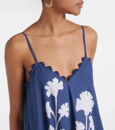 JULIET DUNN Printed cotton maxi dress | Thumbnail 5