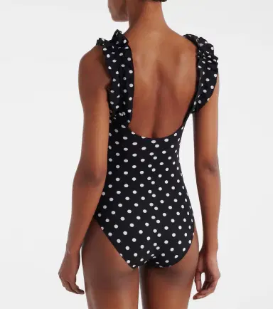 Karla Colletto Polka-dot ruffled swimsuit | Thumbnail 2