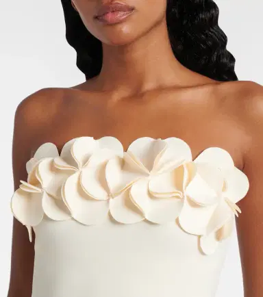 Karla Colletto Tess floral-appliqué swimsuit | Thumbnail 3