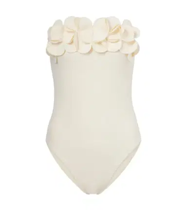Karla Colletto Tess floral-appliqué swimsuit | Thumbnail 1