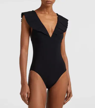 Karla Colletto Alora ruffled swimsuit | Thumbnail 2