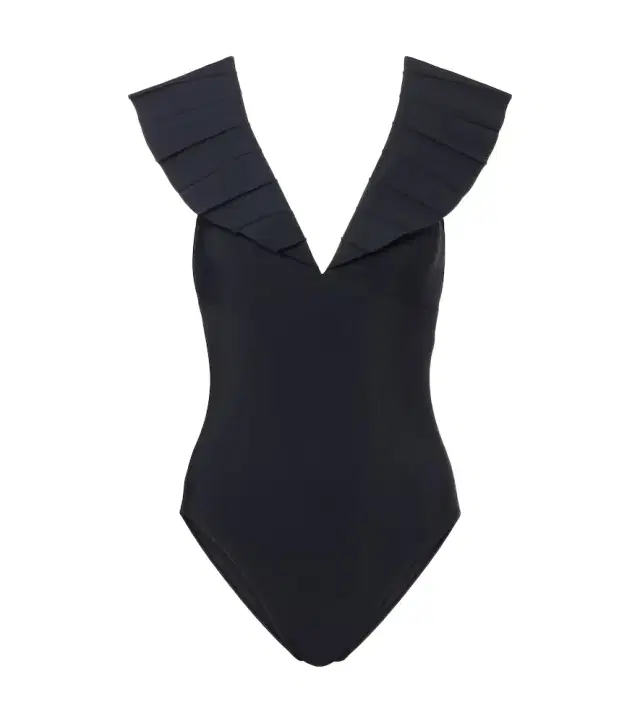Karla Colletto Alora ruffled swimsuit