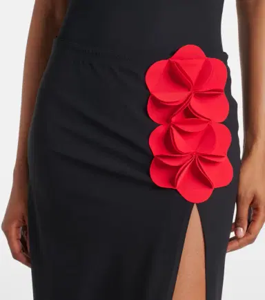 Karla Colletto Floral-appliqué beach cover-up | Thumbnail 2 Karla Colletto Floral-appliqué beach cover-up | Thumbnail 2