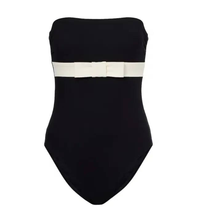 Karla Colletto Kit bow-detail swimsuit