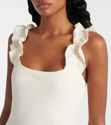 Karla Colletto Willow ruffled swimsuit | Thumbnail 4
