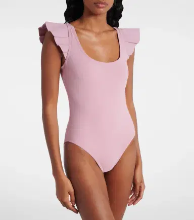 Karla Colletto Alora ruffled swimsuit | Thumbnail 3