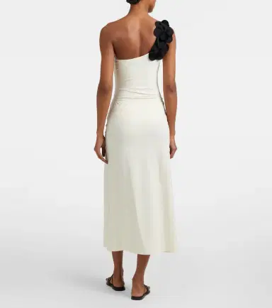 Karla Colletto Tess floral-appliqué midi skirt | Thumbnail 2