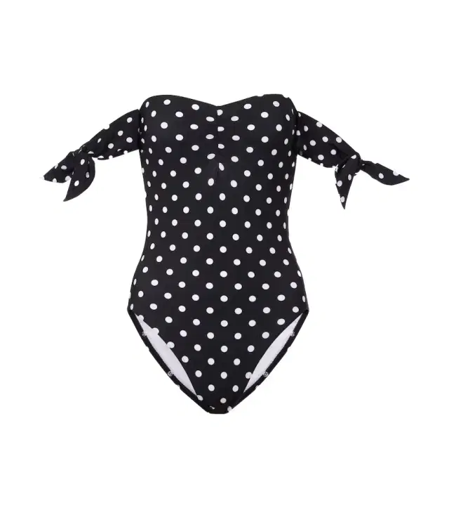 Karla Colletto Polka-dot swimsuit