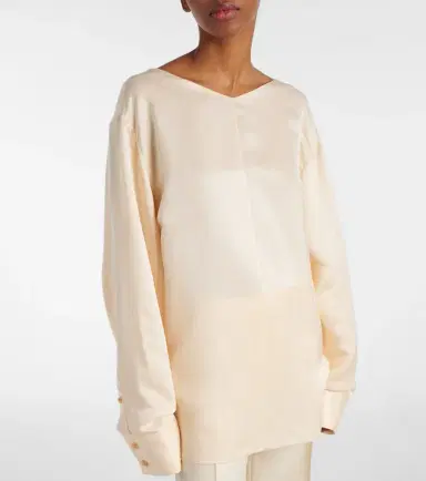 Khaite Durion satin top | Thumbnail 2