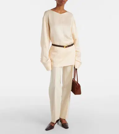 Khaite Durion satin top | Thumbnail 3