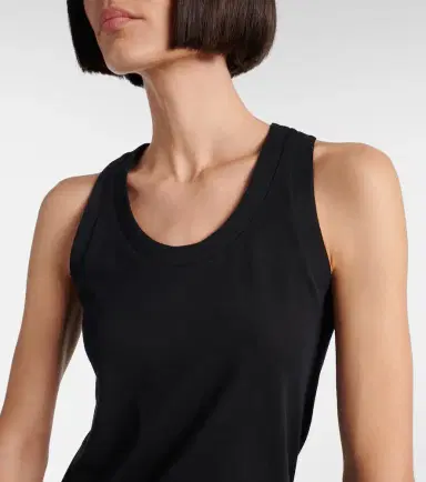 Khaite Cotton-blend jersey tank top | Thumbnail 4
