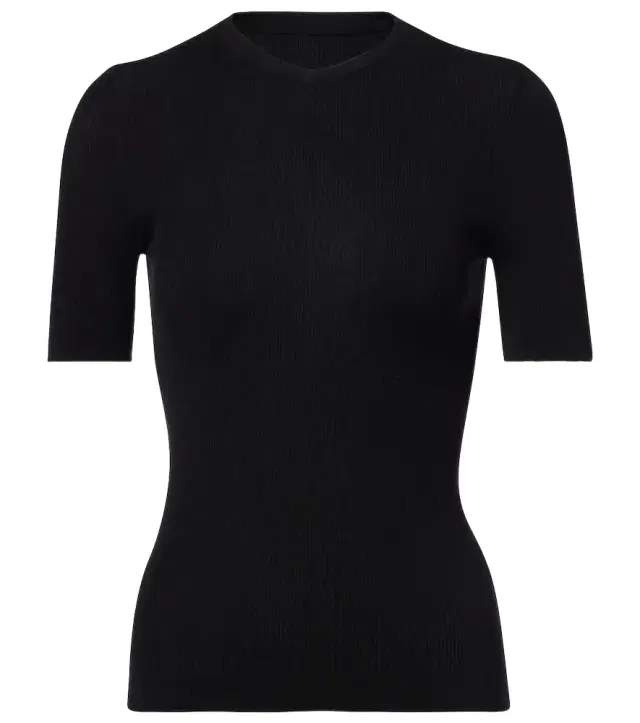 Celina ribbed-knit wool-blend top